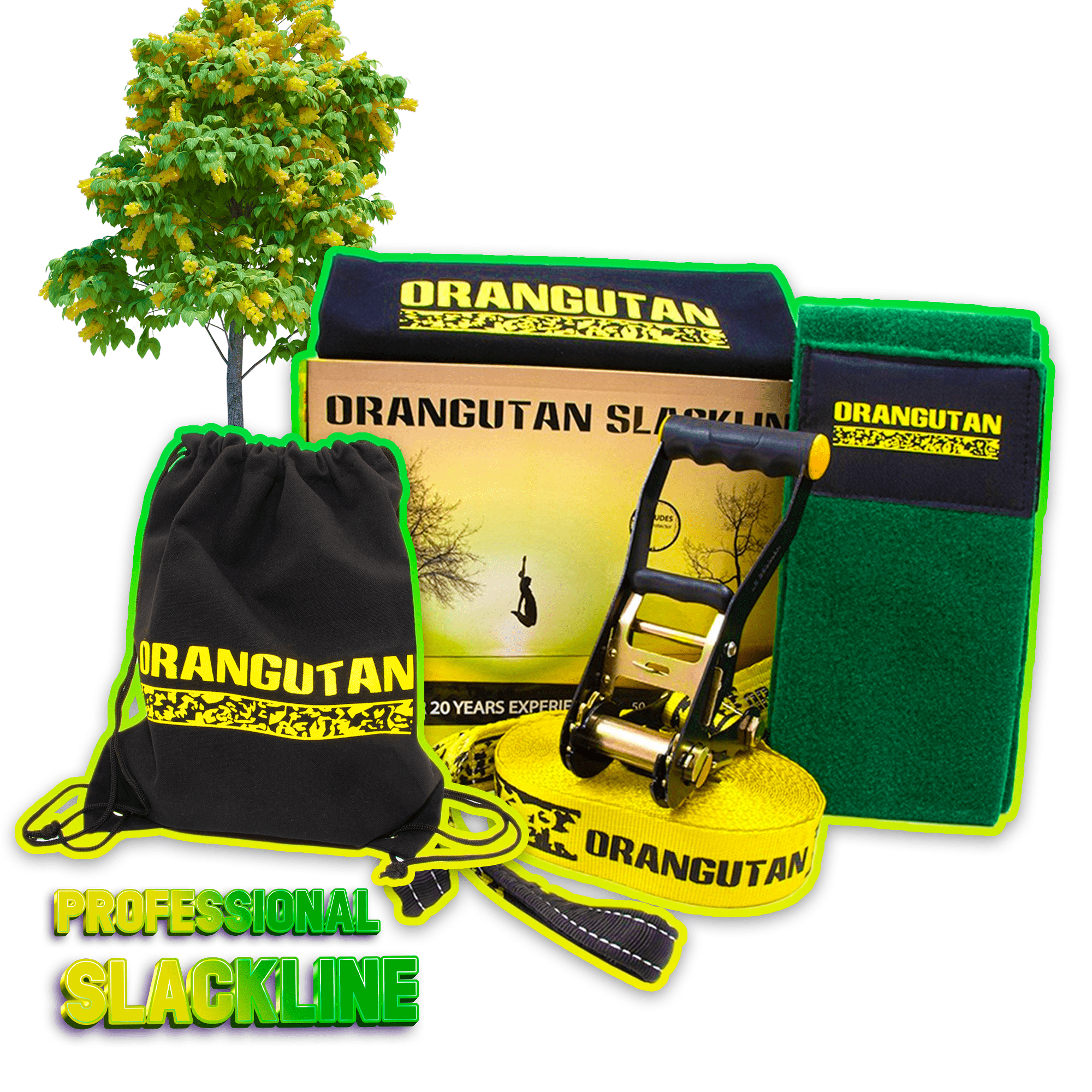 Orangutan Slackline 15m